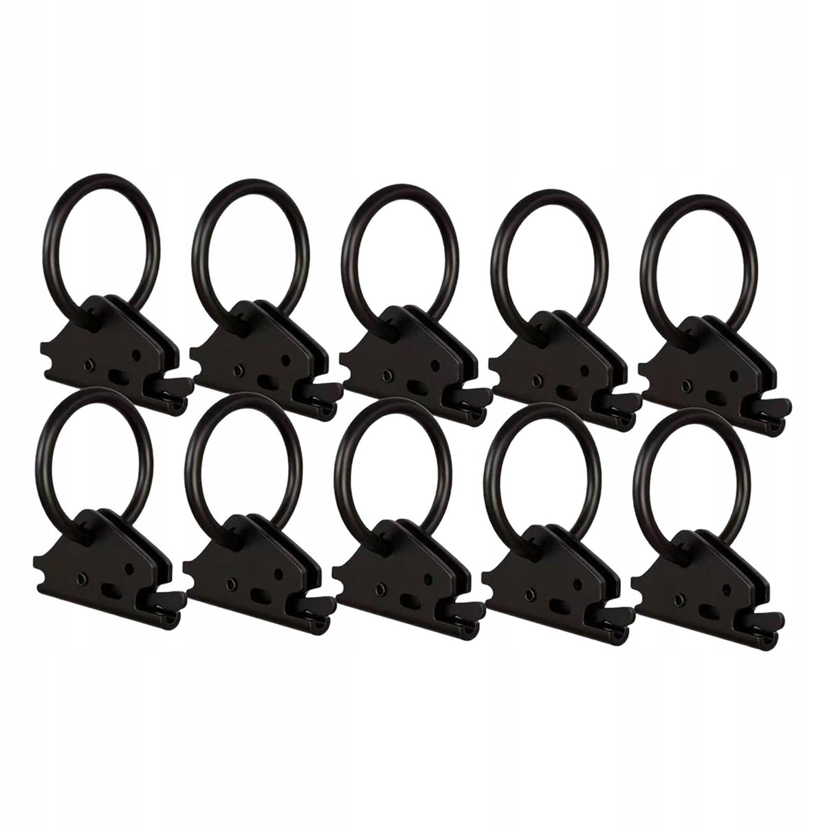E Track O Ring Tie Down Anchor,Replacement Break Strength 4500 lbs 10 Piece Packaging status original