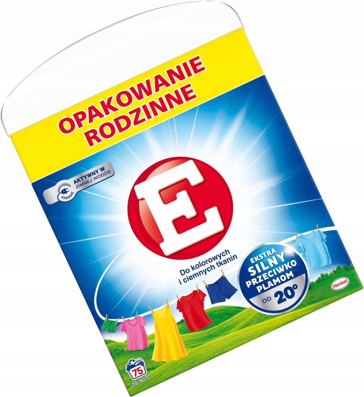 E WASHING POWDER 4,125 kg COLOUR /75 p/ BOX
