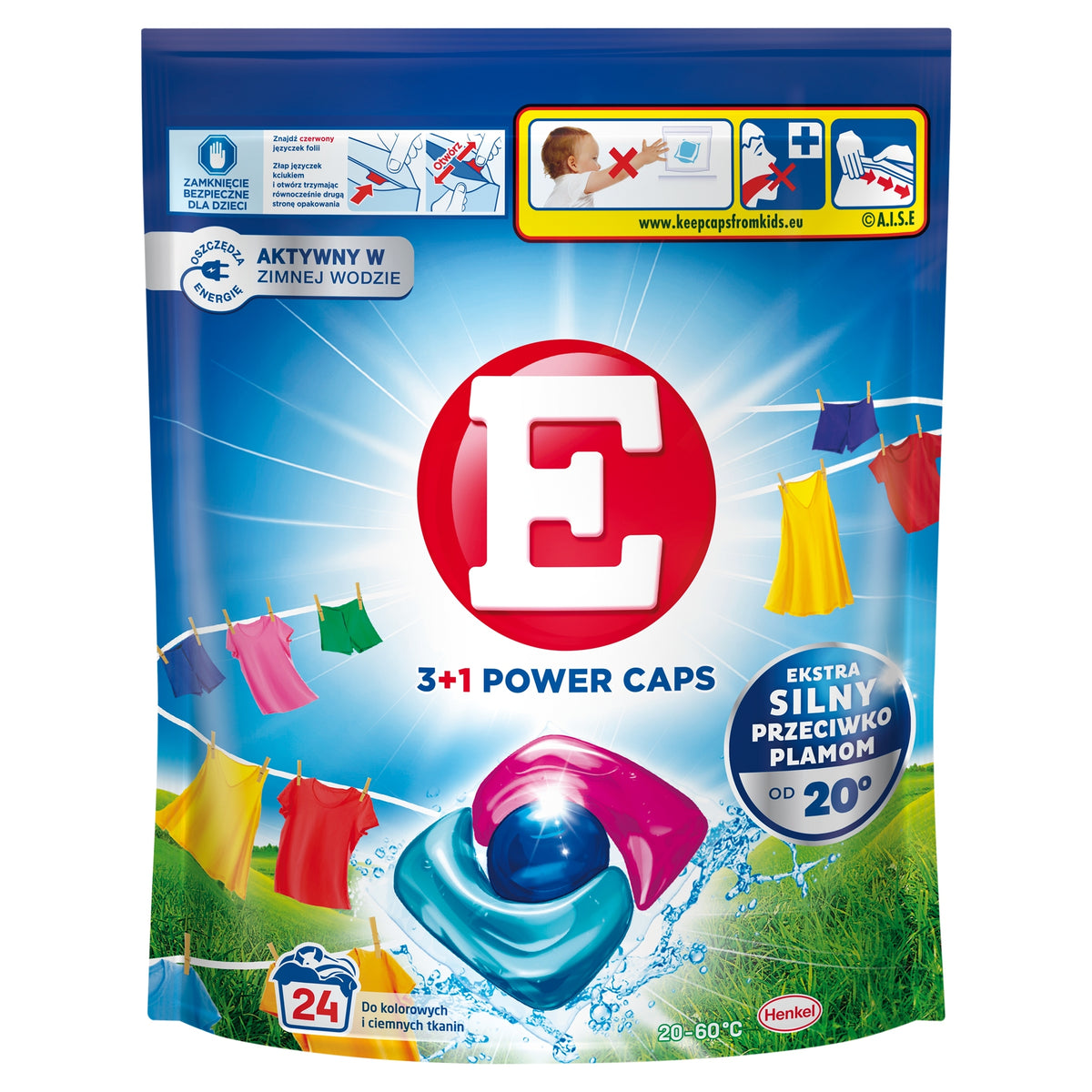 E Washing Capsules Color 24pcs