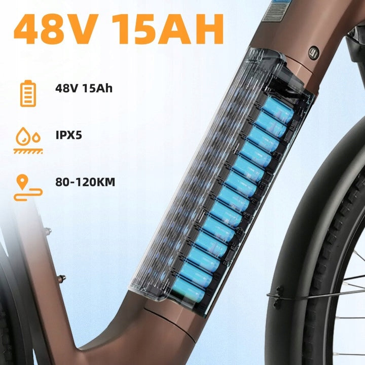 E-bike TTGO Z3 urban 48V 720Wh 120km 27,5" male/female PL Model E-rower TTGO Z3 miejski