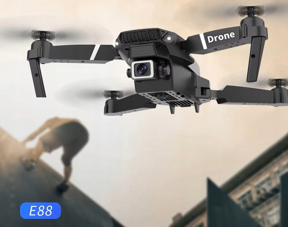 E88 Pro Folding Drone Two Cameras, WiFi FPV for Beginners Packaging status original