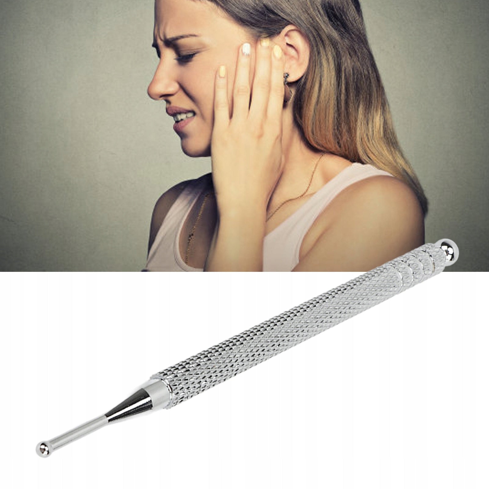 EAR ACUPUNCTURE AND MASSAGE PEN COPPER ACUPUNCTURE PEN Packaging status original