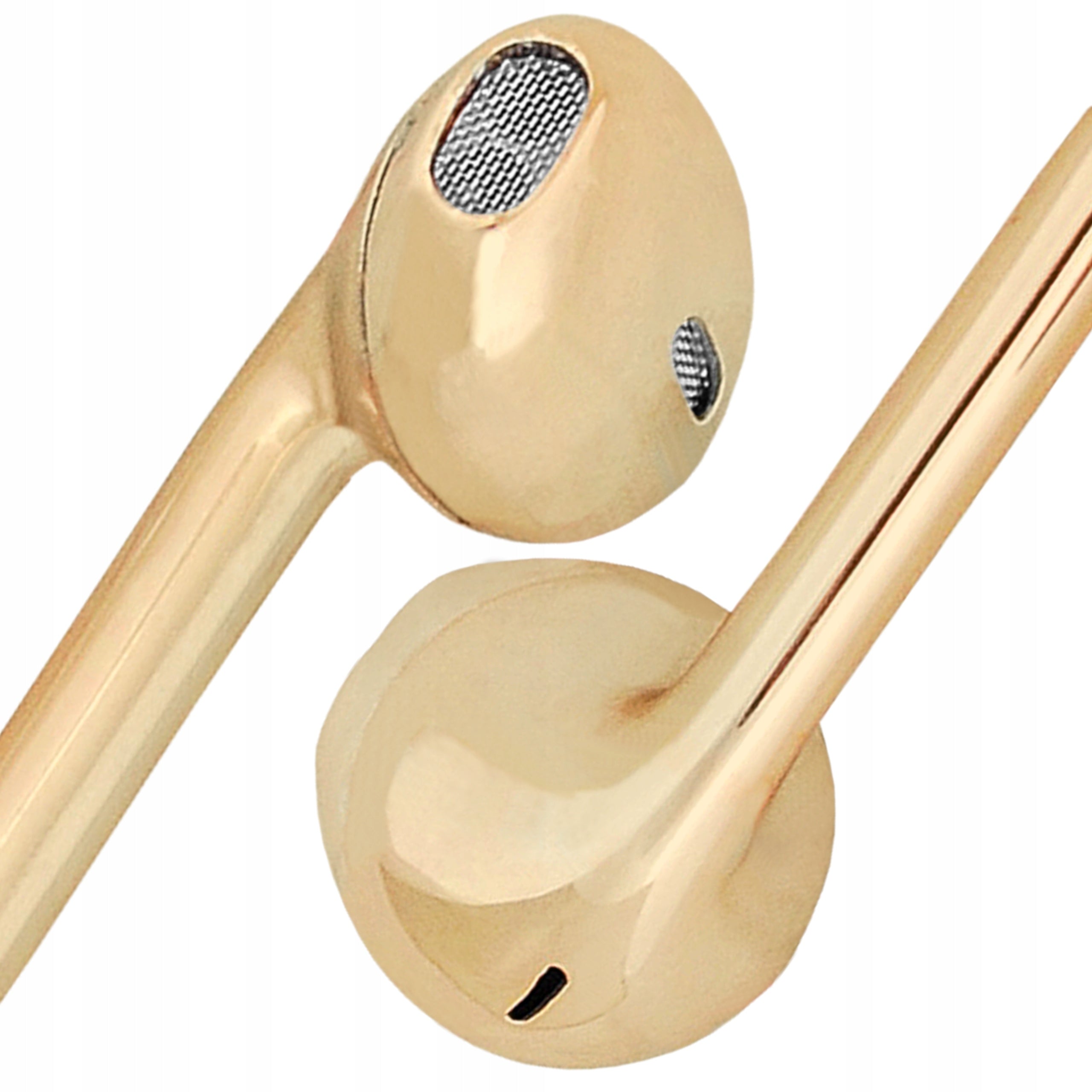 EARBUDS LTC JACK 3.5MM GOLD WITH MICROPHONE AND REMOTE CONTROL Brand LTC