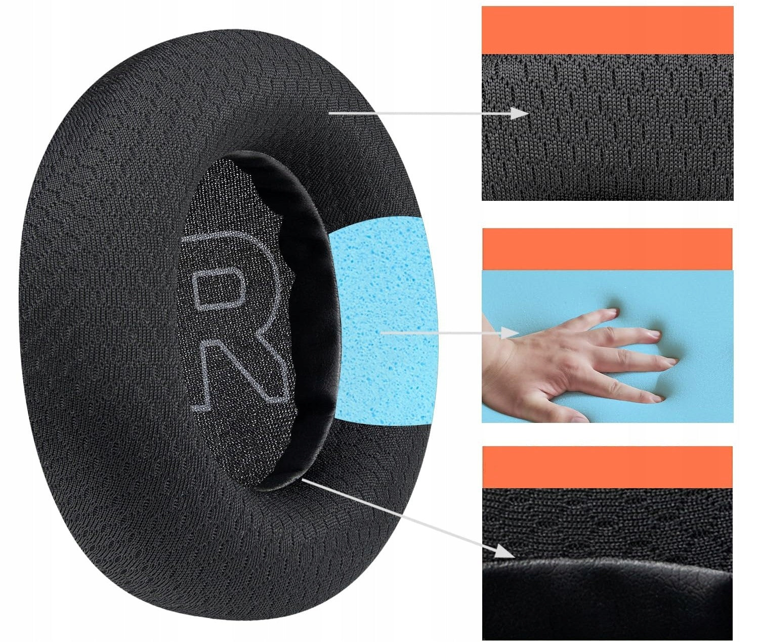 EARMUFFS SPONGE PADS FOR Steelseries Arctis Nova 1 3 5 7P 7X Nova3 Nova7 EAN (GTIN) 5906893345172