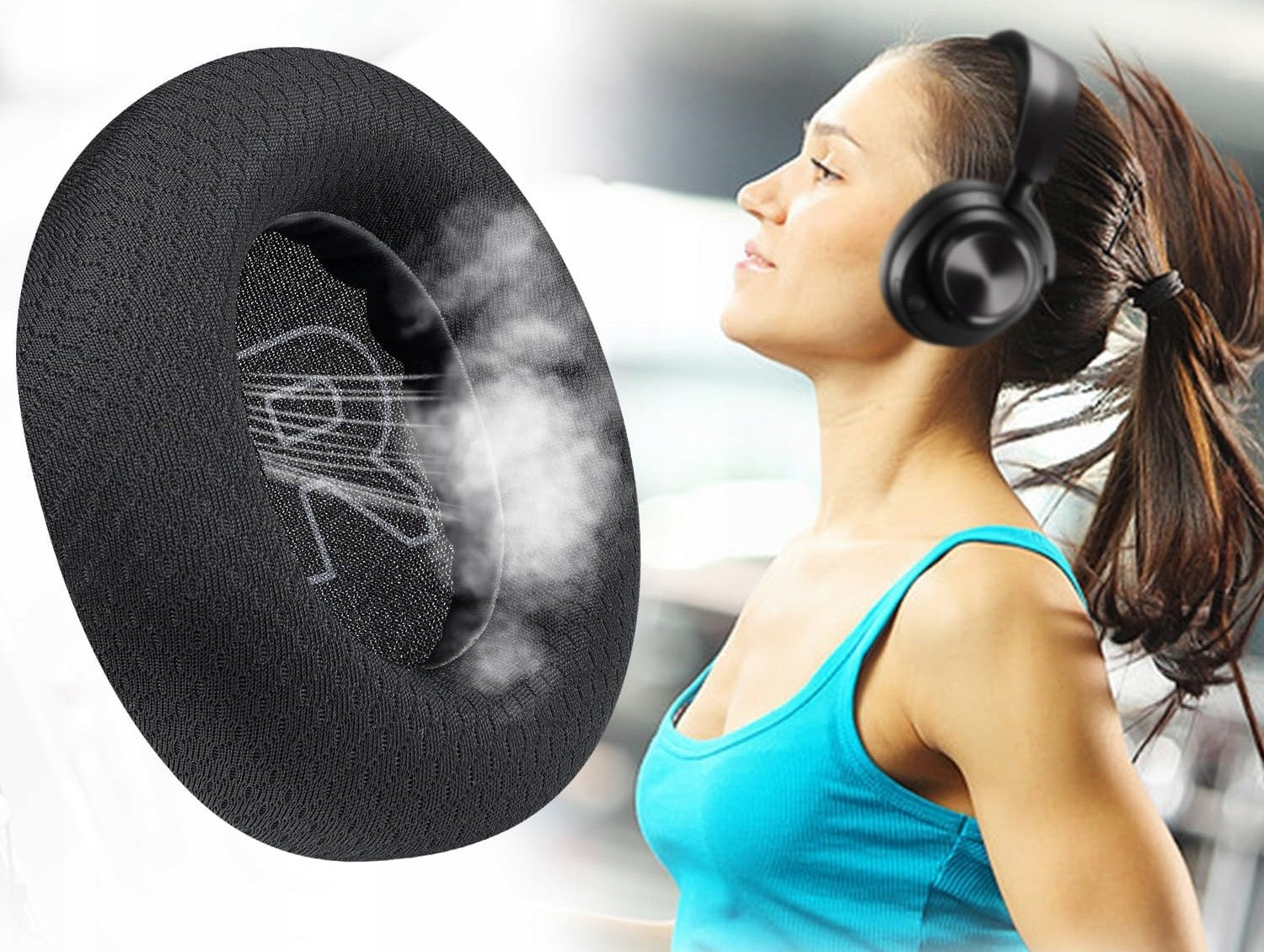 EARMUFFS SPONGE PADS FOR Steelseries Arctis Nova 1 3 5 7P 7X Nova3 Nova7 Manufacturer code ochronne pady gąbki nauszniki poduszki
