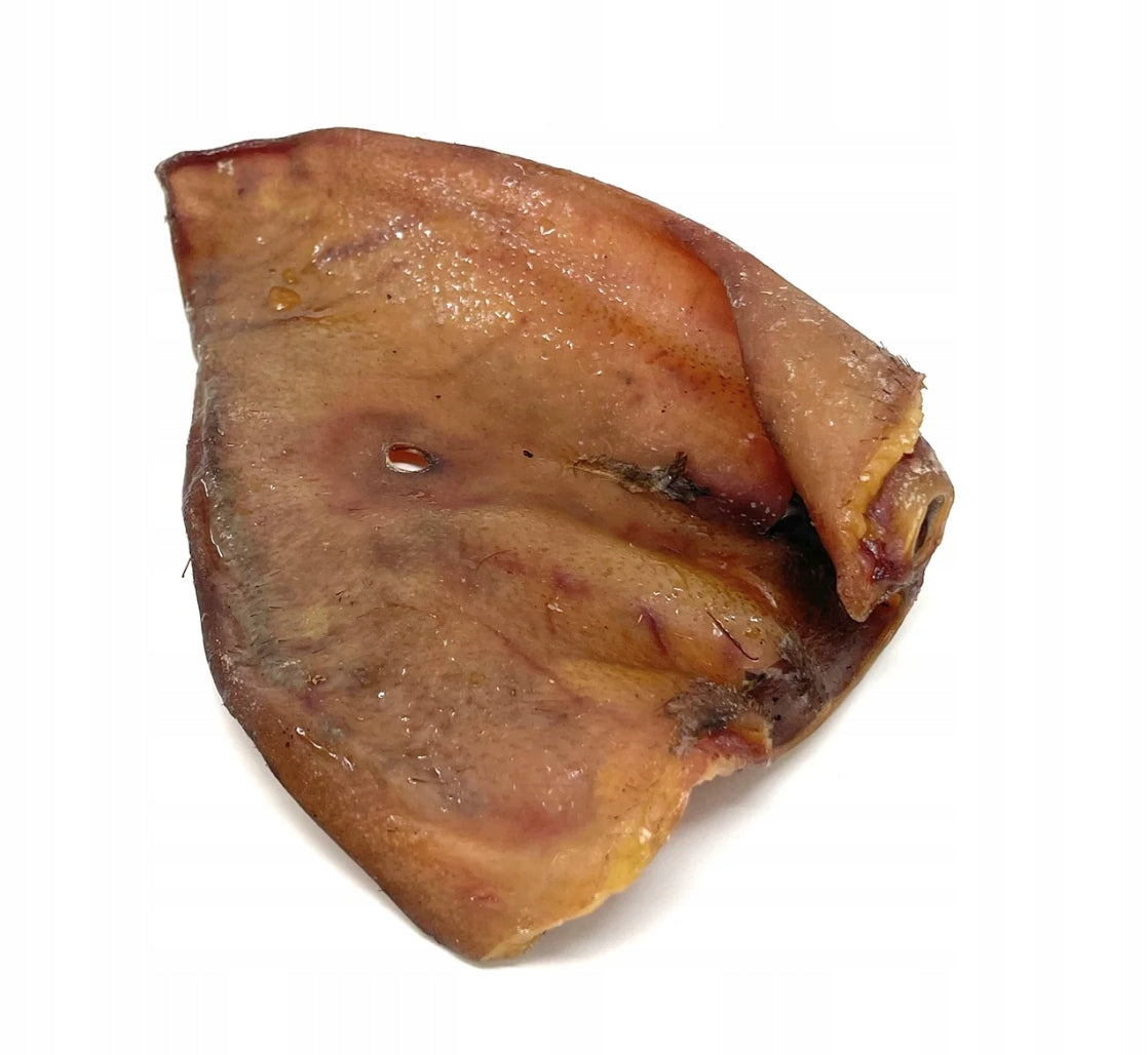 EARS PORK EAR 20 PIECES SMOKED HARD TEETHER FOR DOG OF ANY BREED Volume 0 ml