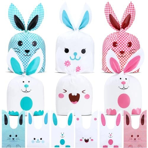 EASTER BAGS PAPER RABBIT EVA FOR CHILDREN GIFT 60 PCS. Brand no brand