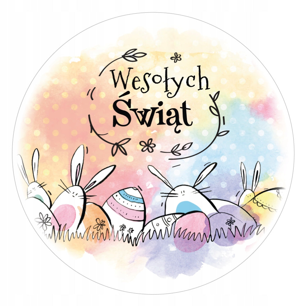 EASTER MERRY CHRISTMAS stickers gift 48pcs