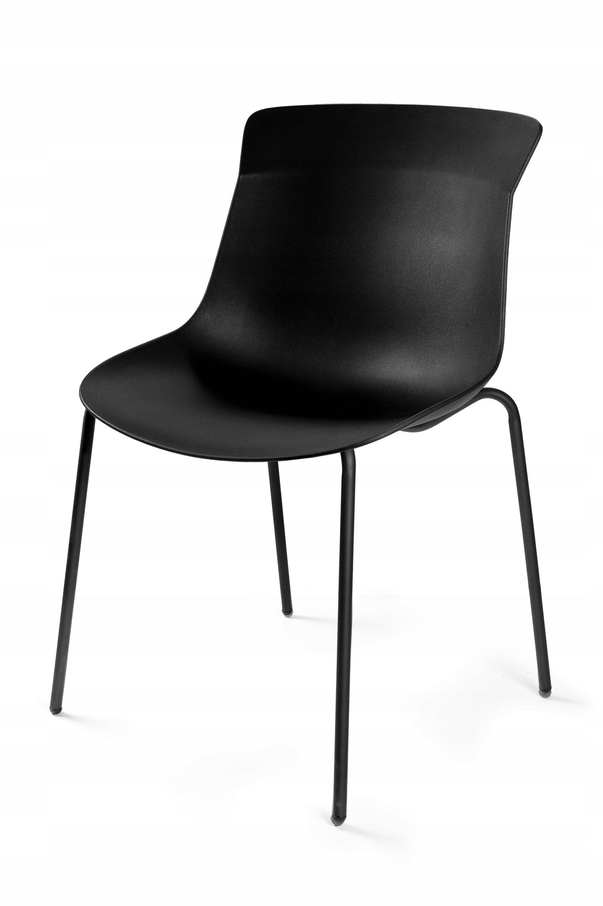 EASY A Black Upholstered Conference Chair for Waiting Room Office