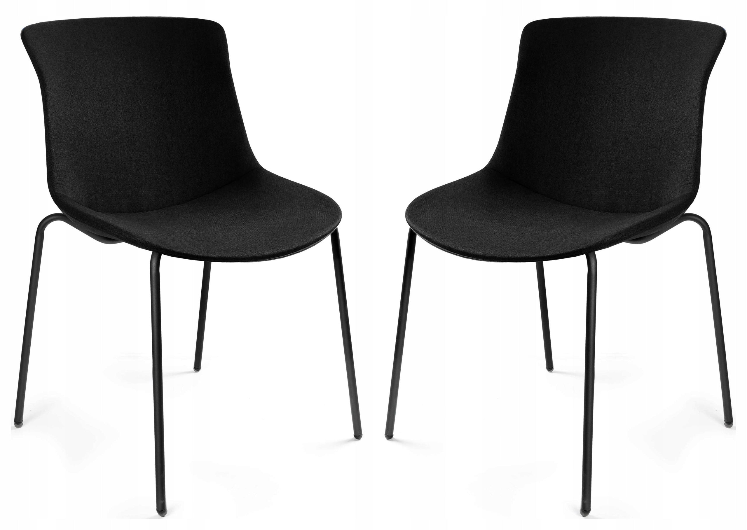 EASY AR Conference Chair Black Fabric Comfortable Kitchen Living Room Office