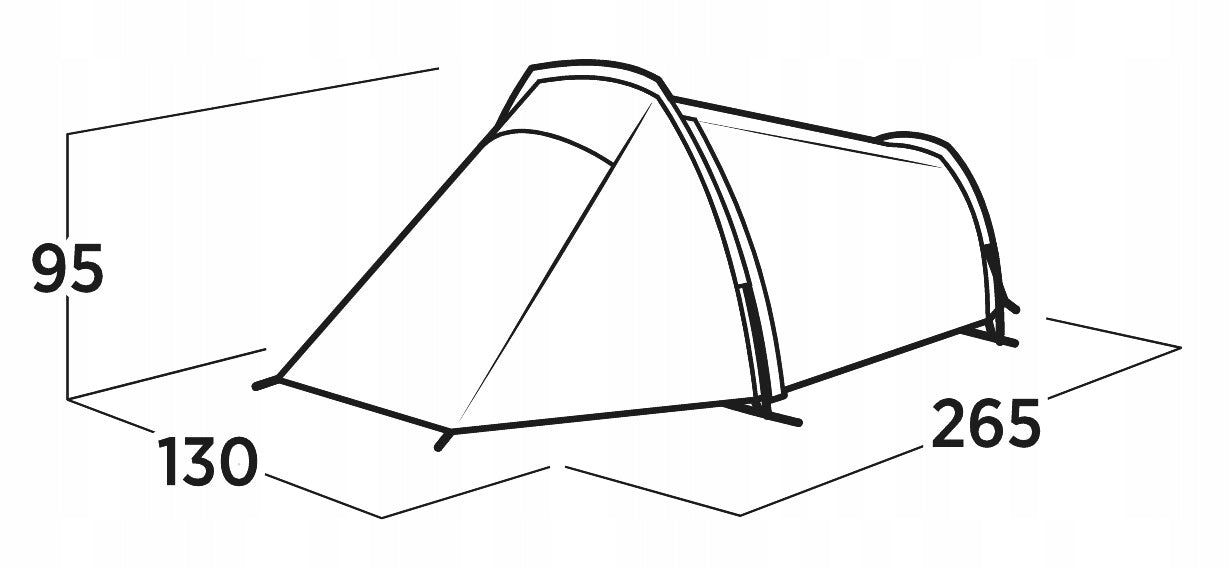 EASY CAMP Trekking tent Sarek 1 Alu 1.8 kg Brand Easy Camp