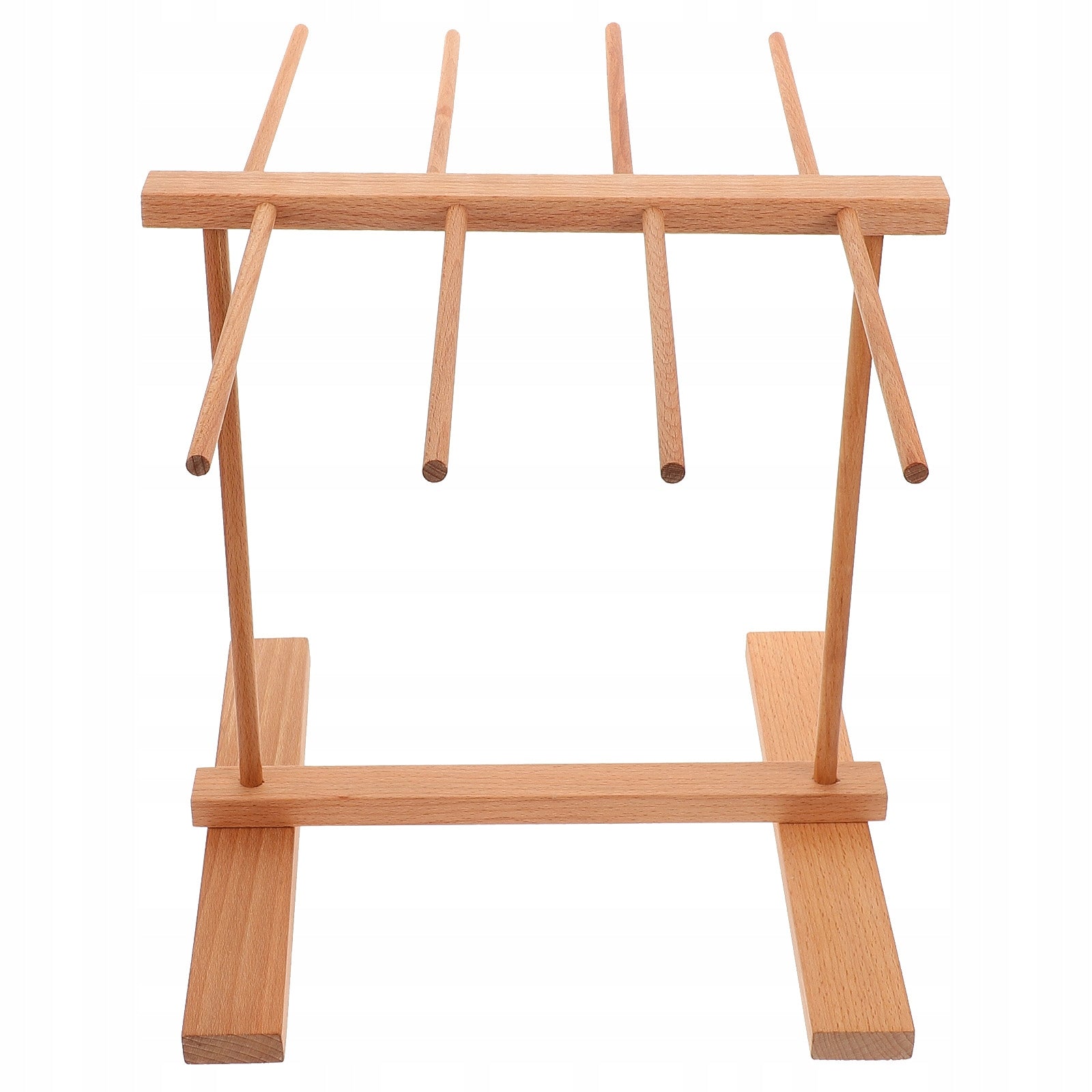 EASY INSTALL WOODEN PLANT DRYING RACK FOR KITCHEN OR OUTDOOR Unfolded width 30 cm