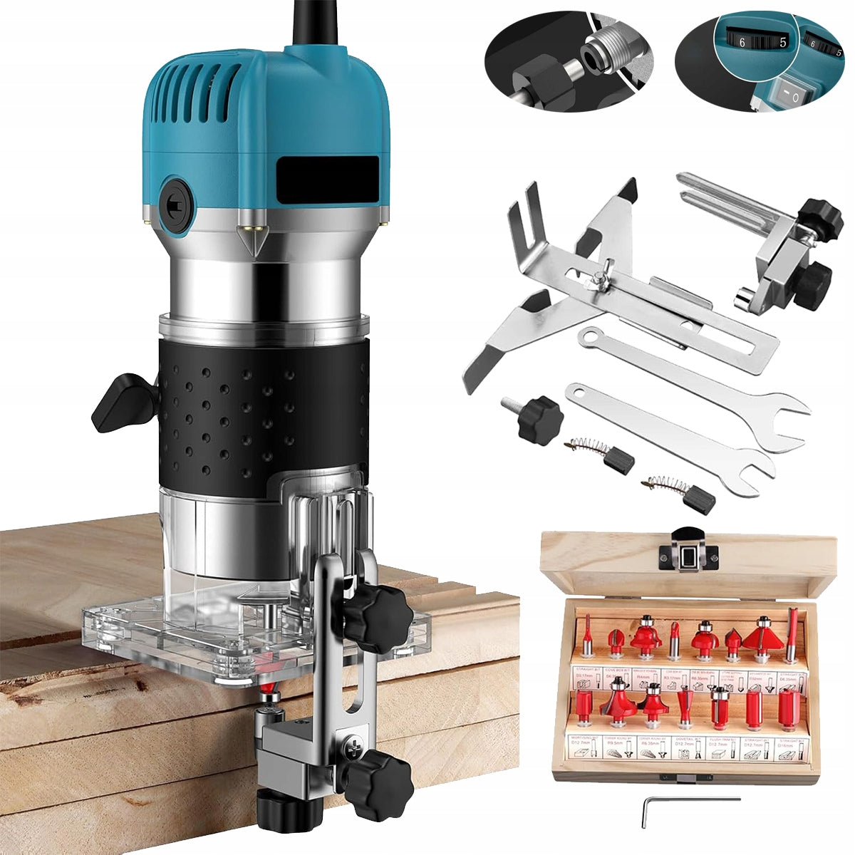 EASY TO USE POWERFUL WOOD SPINDLE MILLING MACHINE 30000RPM