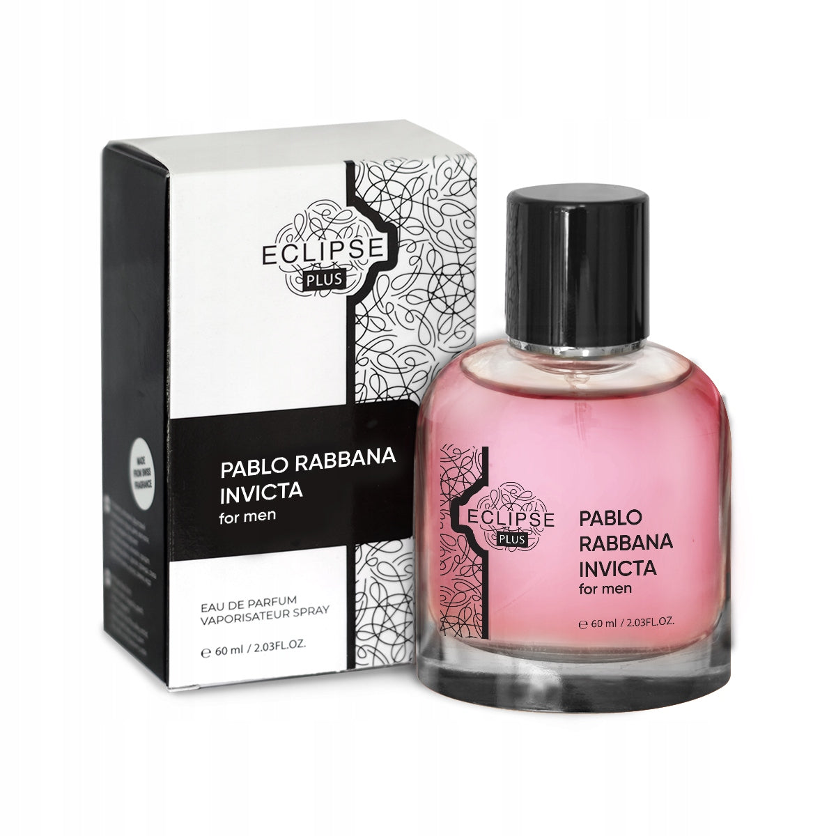EAU DE PARFUM EDP FOR MEN - ECLIPSE PLUS PABLO RABBANA INVICTA FRAGRANCE
