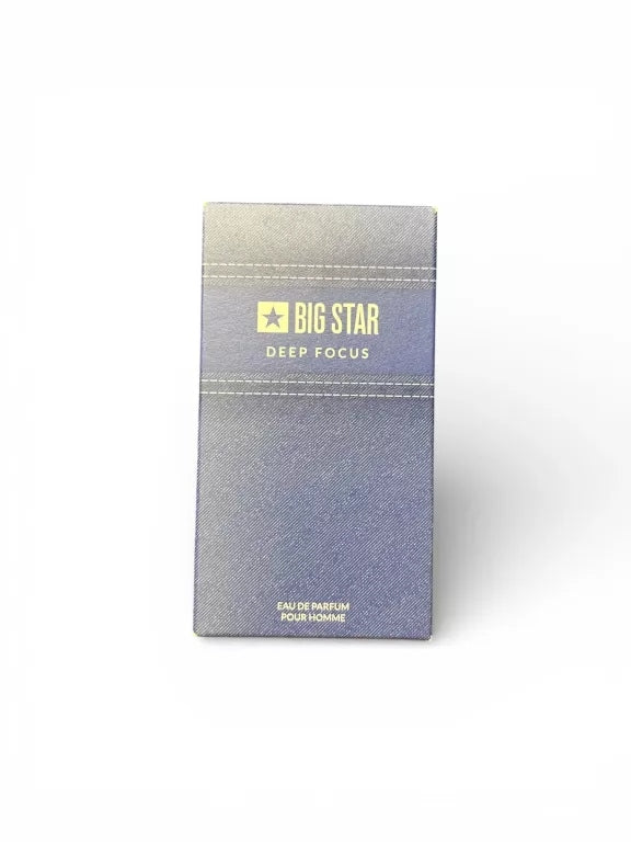 EAU DE PARFUM FOR MEN BIG STAR DEEP FOCUS 50 ML Packaging status original