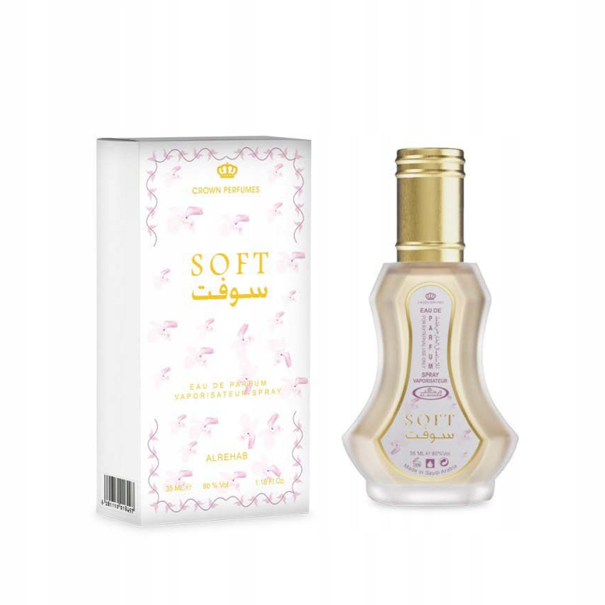 EAU DE PARFUM SOFT FRAGRANCE WOMEN'S FLORAL 35 ml Al Rehab EDP ARABIC Manufacturer code 6291110018496
