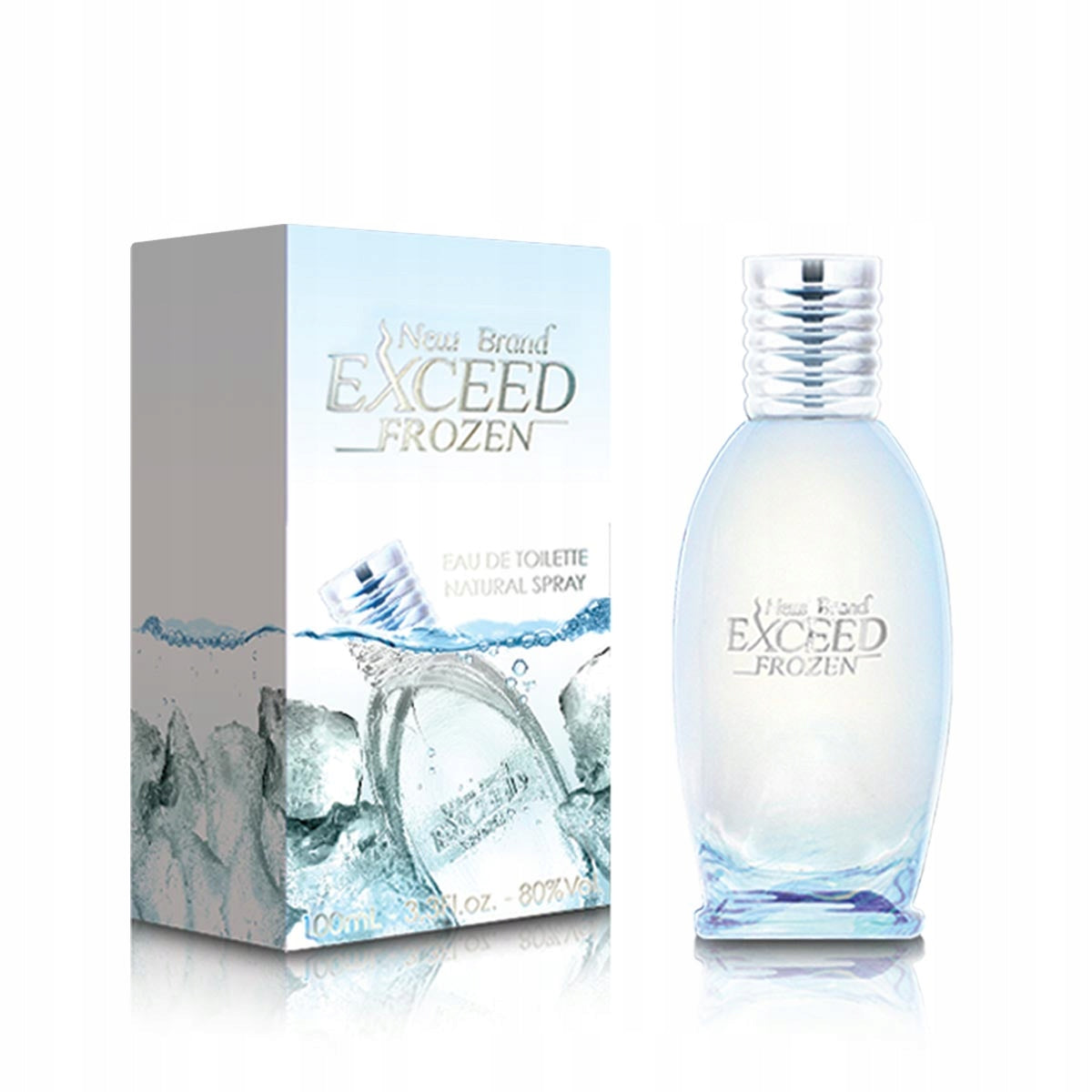 EAU DE TOILETTE FOR MEN NEW BRAND MEN EXCEED FROZEN EDT 100ML