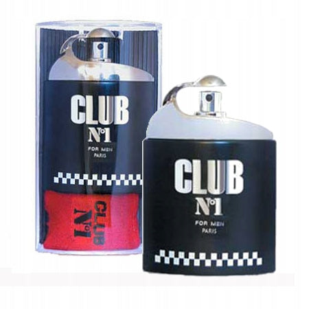 EAU DE TOILETTE FOR MEN NEW BRAND PRESTIGE MEN CLUB BLACK EDT 100ML Brand New Brand