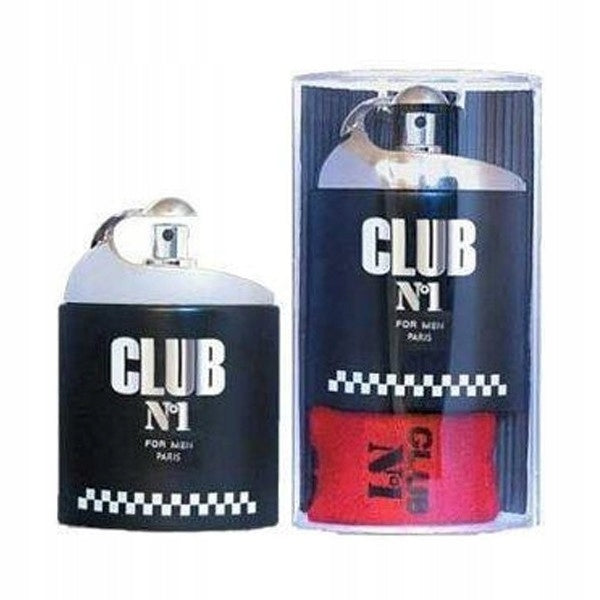 EAU DE TOILETTE FOR MEN NEW BRAND PRESTIGE MEN CLUB BLACK EDT 100ML