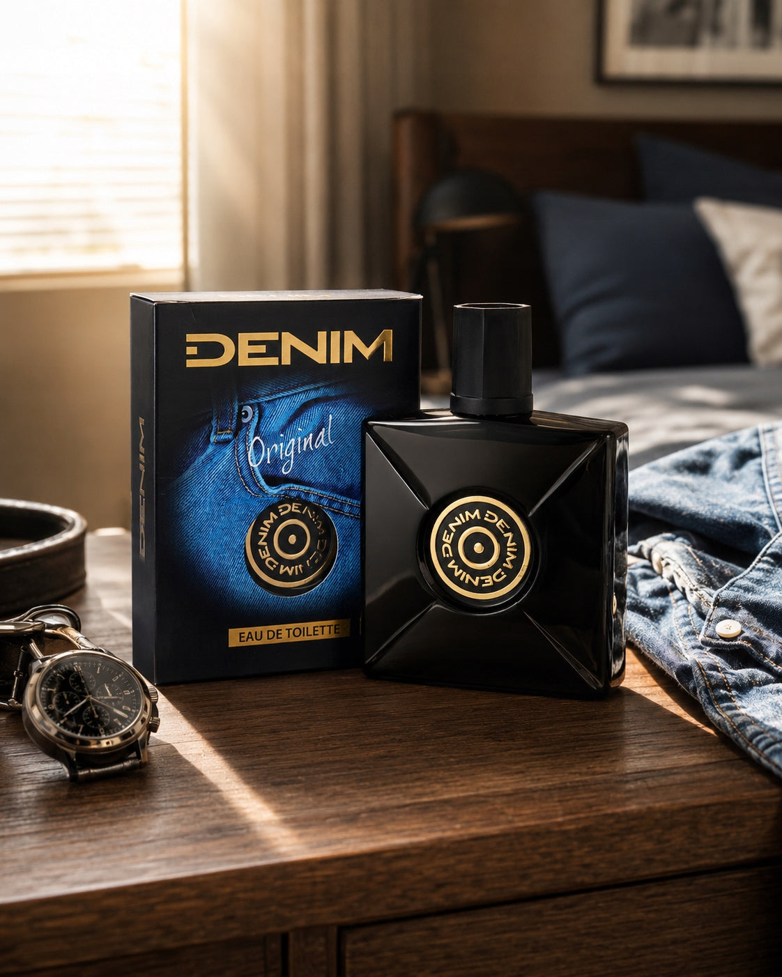 EAU DE TOILETTE MEN'S Denim Original 100 ml Elegant Evening Fragrance Manufacturer code Deni EDT Ori100