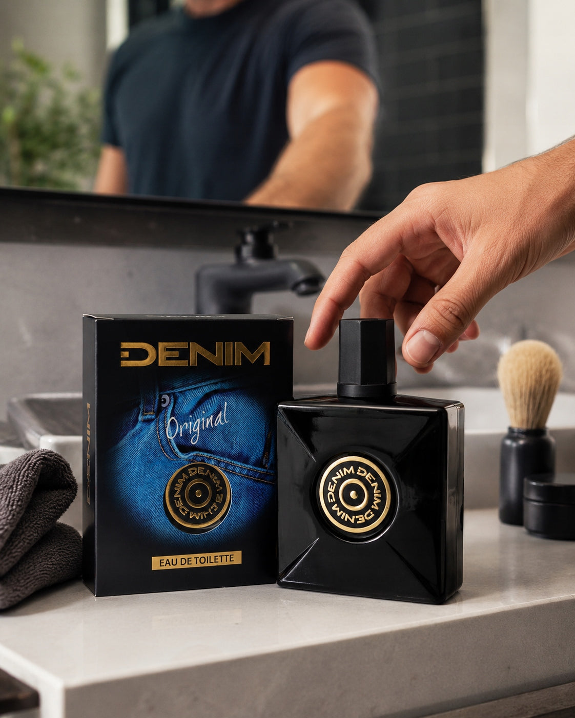 EAU DE TOILETTE MEN'S Denim Original 100 ml Elegant Evening Fragrance Packaging status original