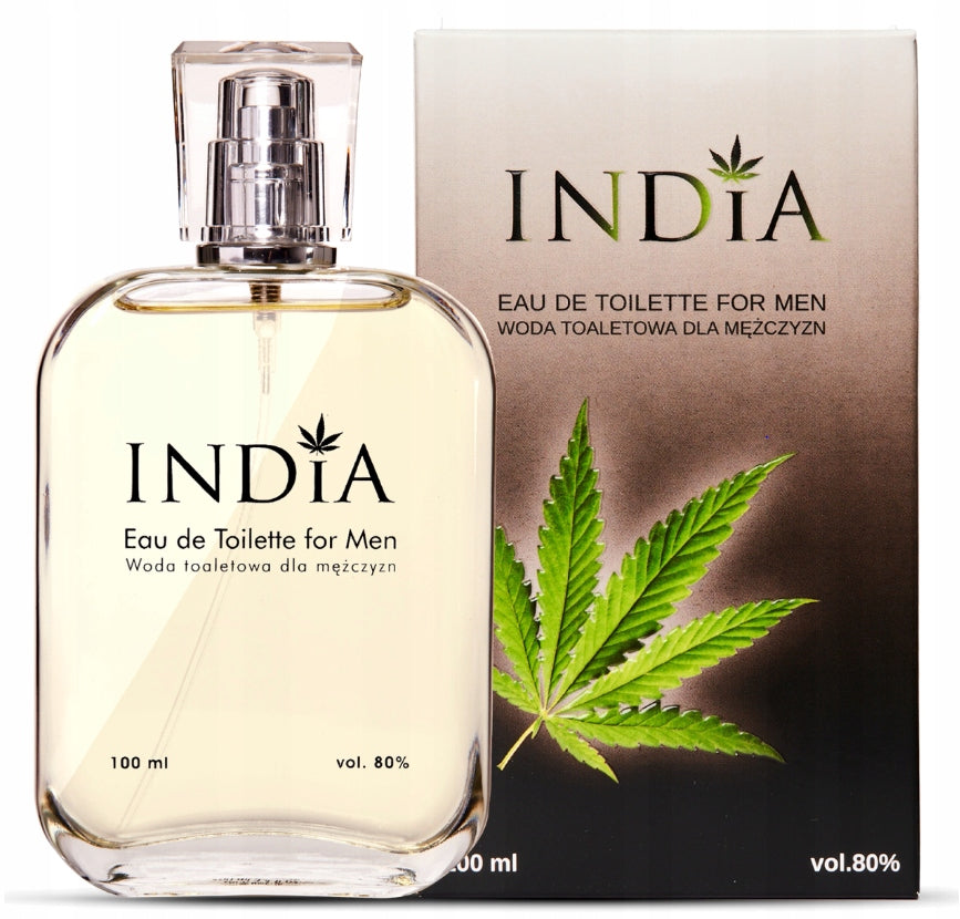 EAU DE TOILETTE MEN'S HEMP 100ML LONG LASTING FRAGRANCE INDIA Packaging status original
