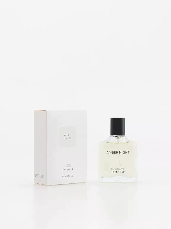 EAU DE TOILETTE RESERVED AMBER NIGHT 50ML.