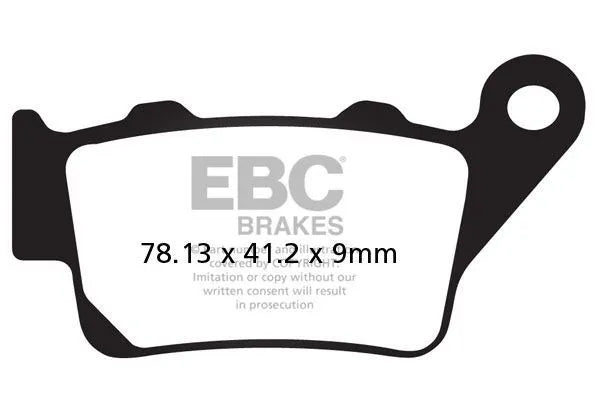 EBC BRAKE PADS MOTO BMW S1000 RR (10-13)/ F 800 GS ADVENTURE (12-14)/ Brand EBC