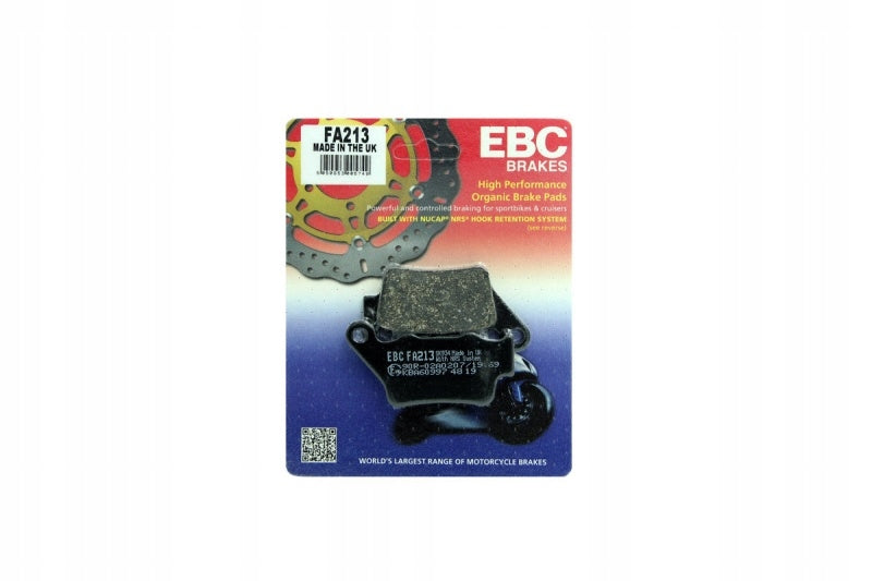 EBC BRAKE PADS MOTO BMW S1000 RR (10-13)/ F 800 GS ADVENTURE (12-14)/ Customs tariff code 68138100