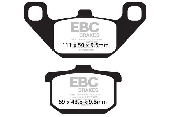 EBC KAWASAKI FX 400 R (ZX 400 E1-E3) (86-88) Brand EBC