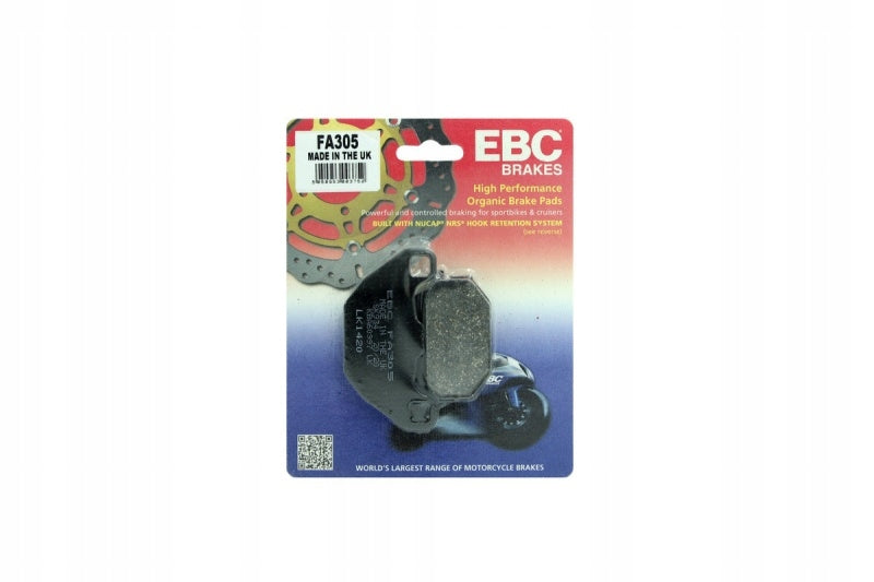 EBC MOTO BRAKE PADS Manufacturer code FA305