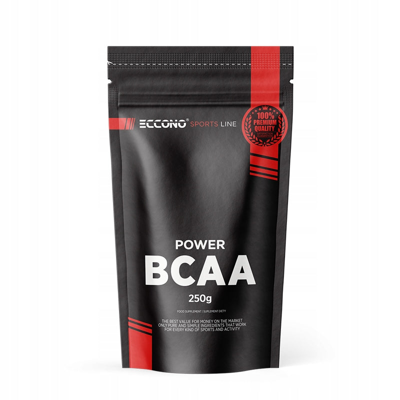ECCONO POWER BCAA 2:1:1 250G AMINO ACIDS VEGAN LEUCINE VALINE INSTANT Apple Expiration date at least six months from the date of purchase