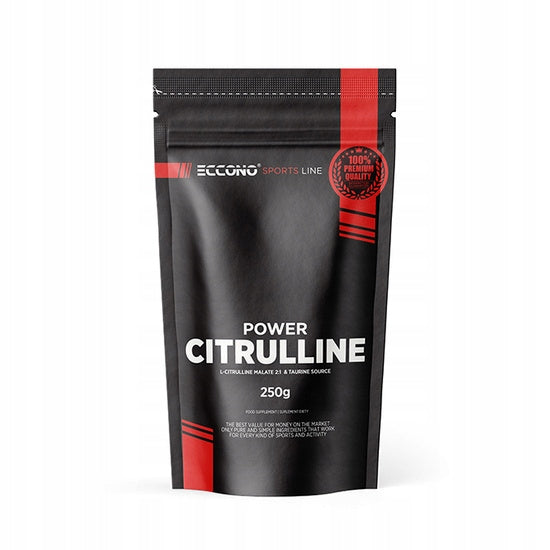ECCONO POWER CITRULLINE MALATE 250G CITRULLINE MALATE NO BOOSTER PUMP