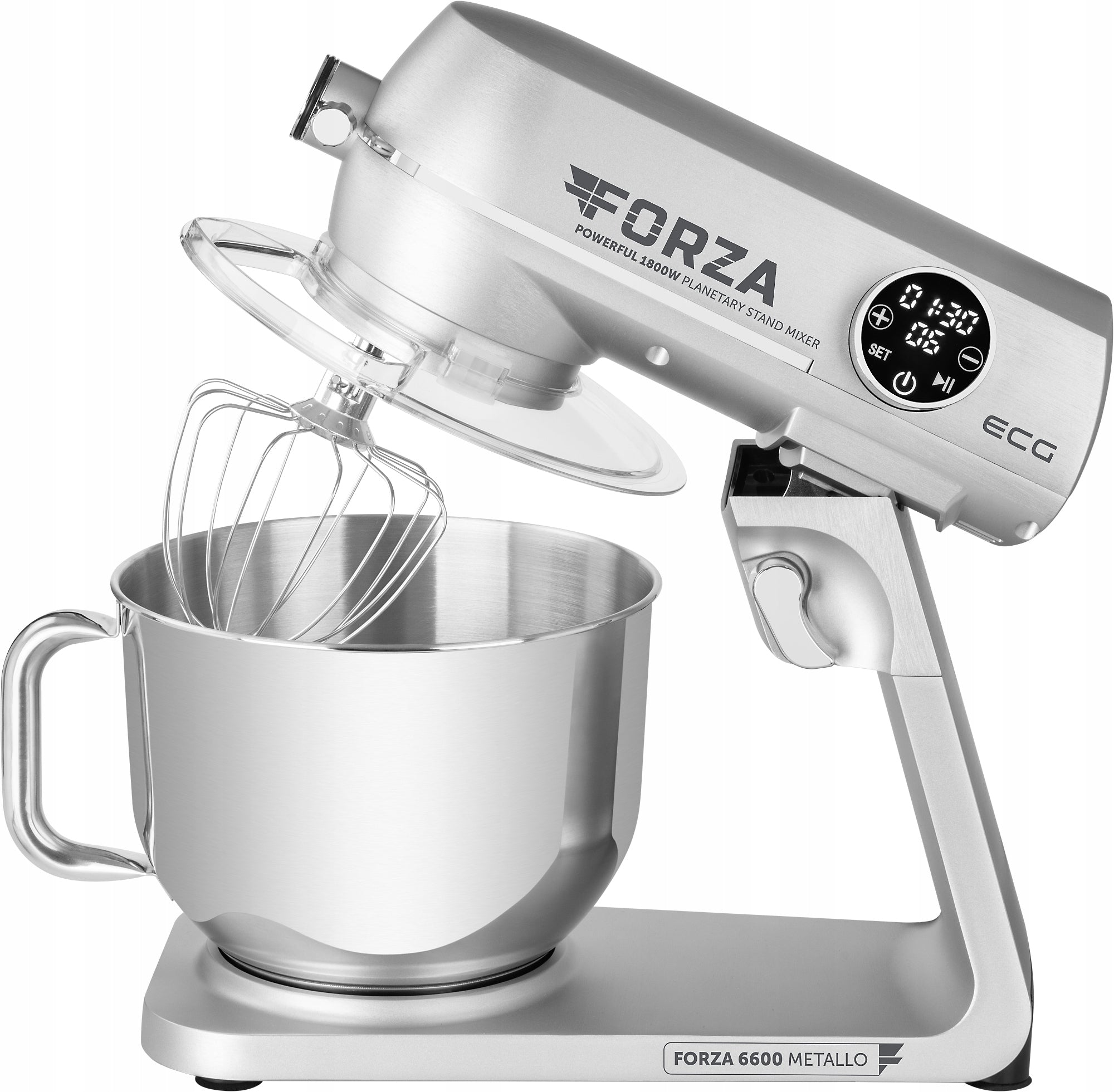 ECG FORZA 6600 Metallo Argento Power rating 1800 W