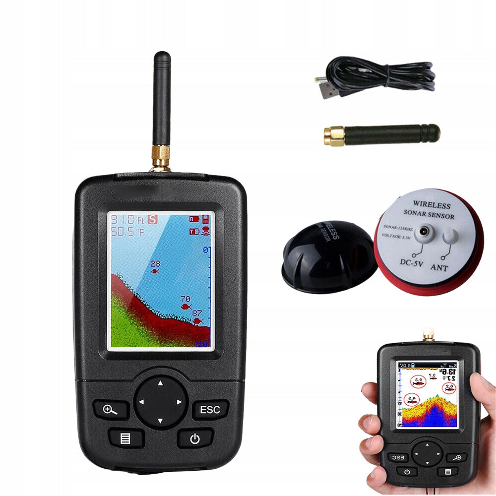 ECHO FISHING PROBE FISH FINDER SONAR FOR BAIT BOAT WIRELESS