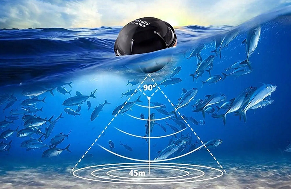 ECHO-PROBE FISHING SONAR WIRELESS FOR BAIT BOAT 100M Brand Fish Finder