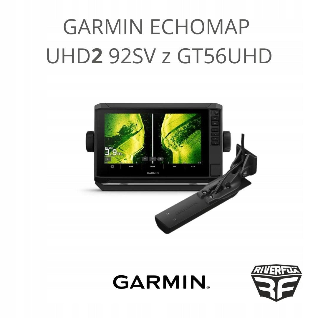 ECHOSONDA Garmin ECHOMAP UHD2 Model 92sv with GT56 UHD-TM converter
