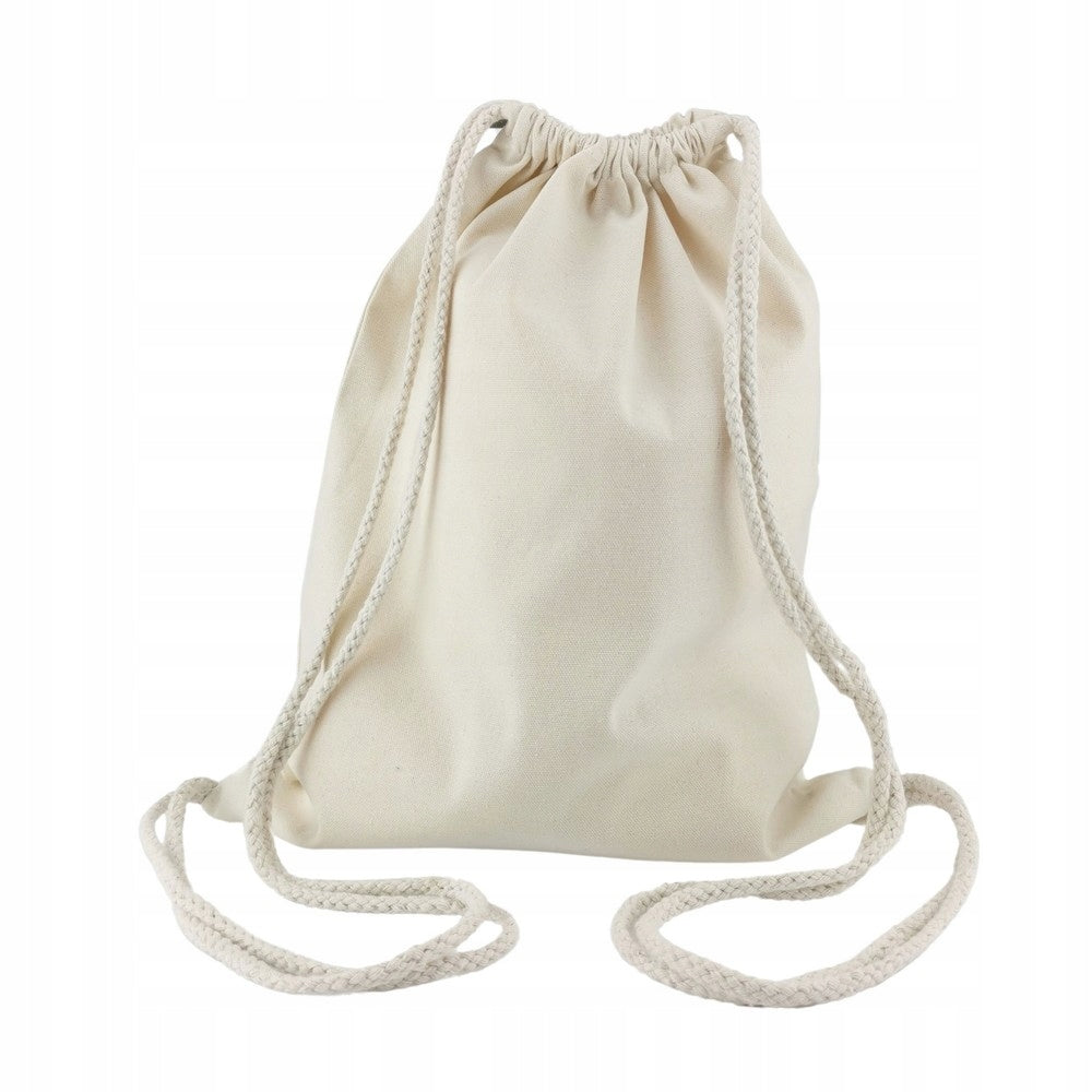 ECO BACKPACK COTTON BAG backpack on strings drawstring bag NATURAL Packaging status original