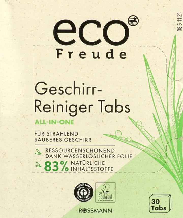 ECO FREUDE MULTIFUNCTION DISHWASHER TABLETS 30 PCS
