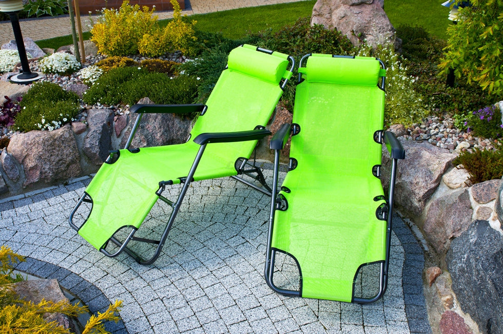 ECO GREEN APPLE EXPANDABLE GARDEN CHAIR Color green