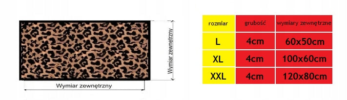 ECO-LEATHER MATTRESS WATERPROOF BED xl Product width 60 cm