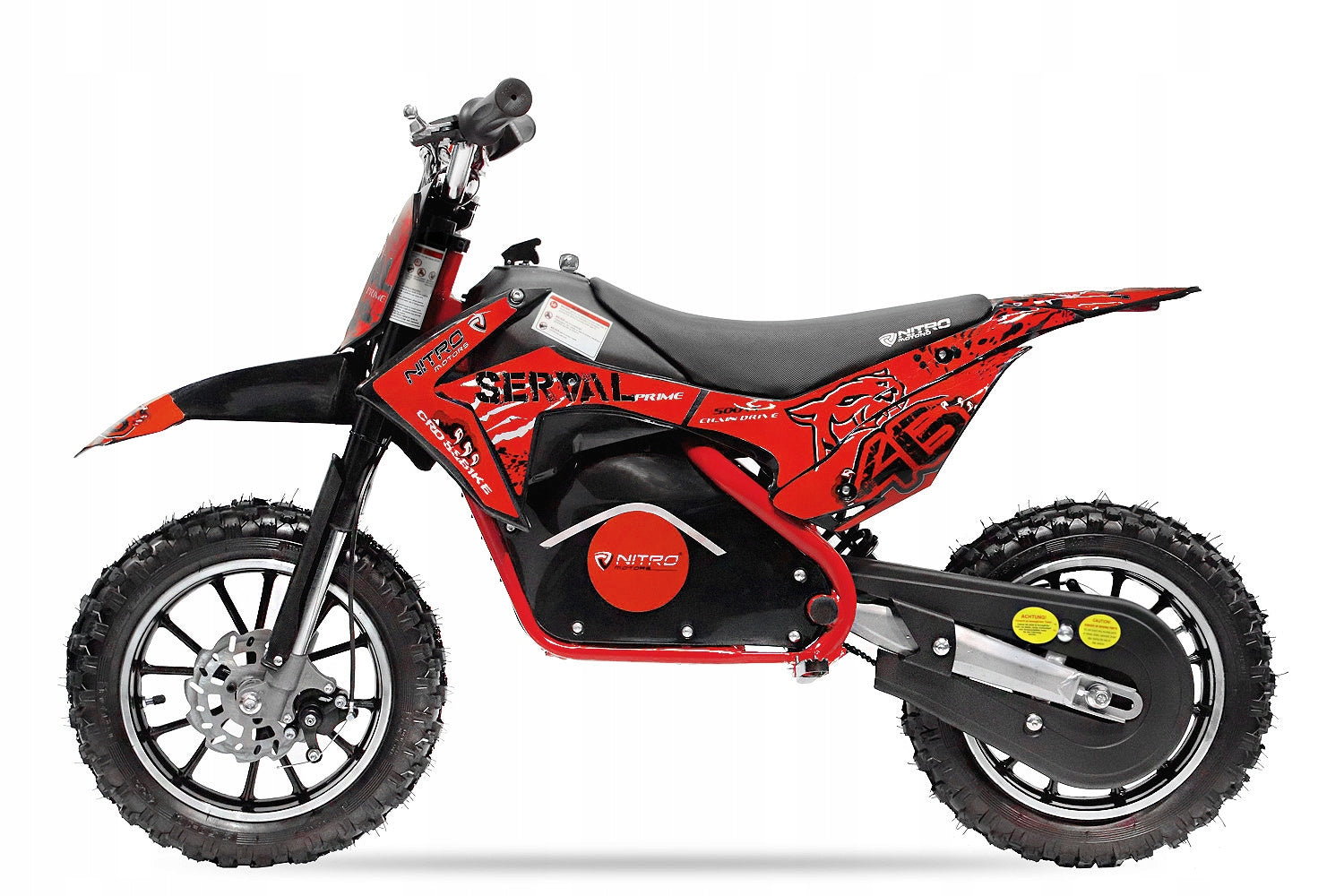 ECO SERVAL 500W 36V WHEELS 10" HEIGHT ADJUSTMENT red