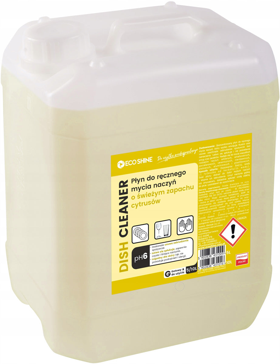 ECO SHINE Dish Cleaner Lemon Dishwashing Liquid 5L