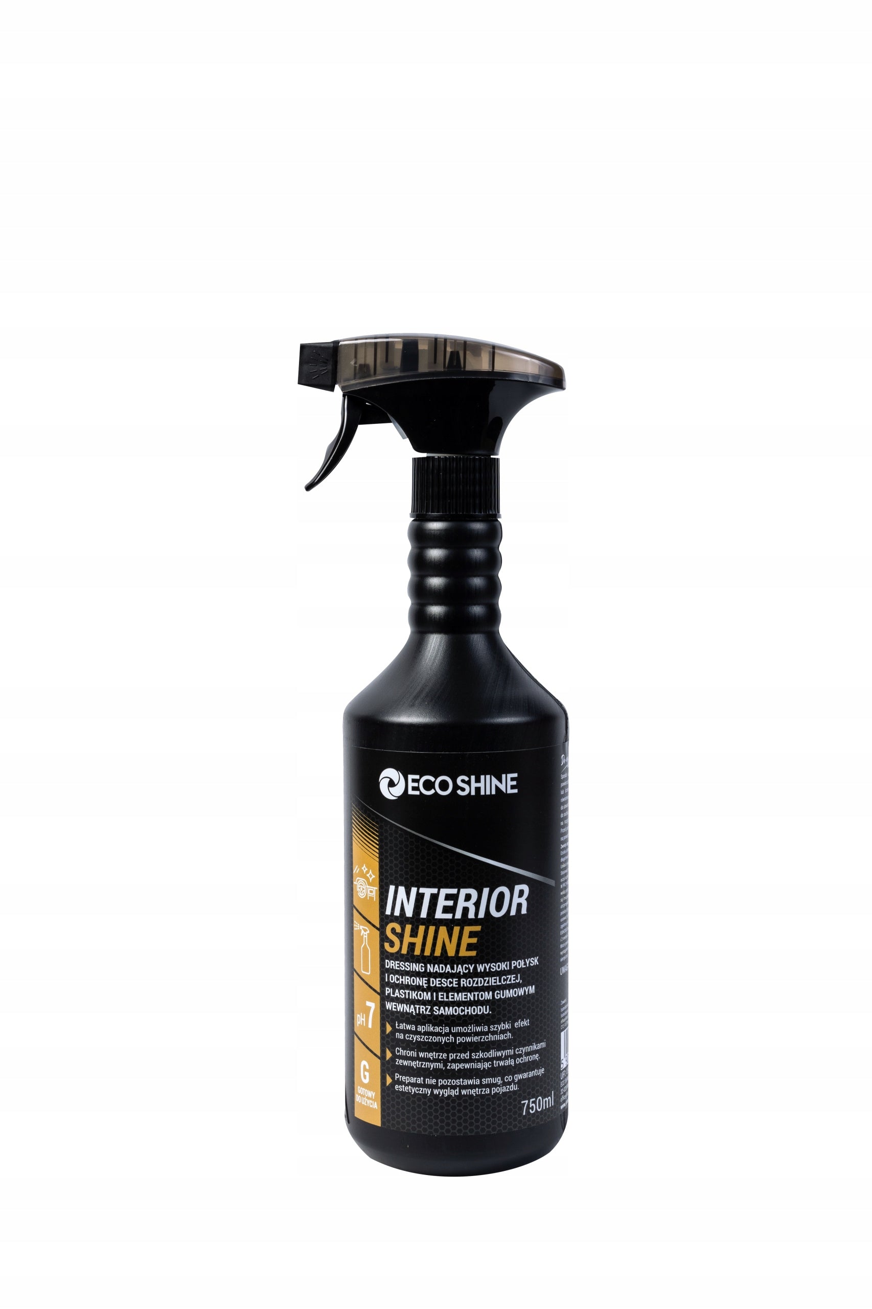 ECO SHINE INTERIOR SHINE DRESSING FOR HIGH GLOSS AND PROTECTION 0,75L