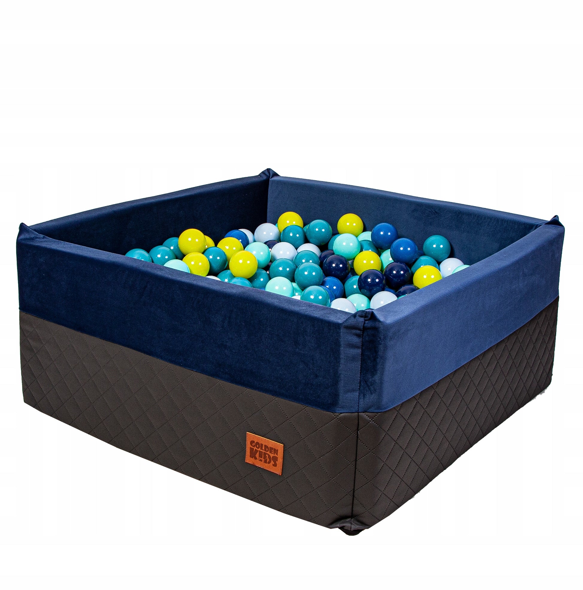 ECO-VELVET FOAM POOL for children dry square toys +COVER 120x120x40 Manufacturer code 5904533608816