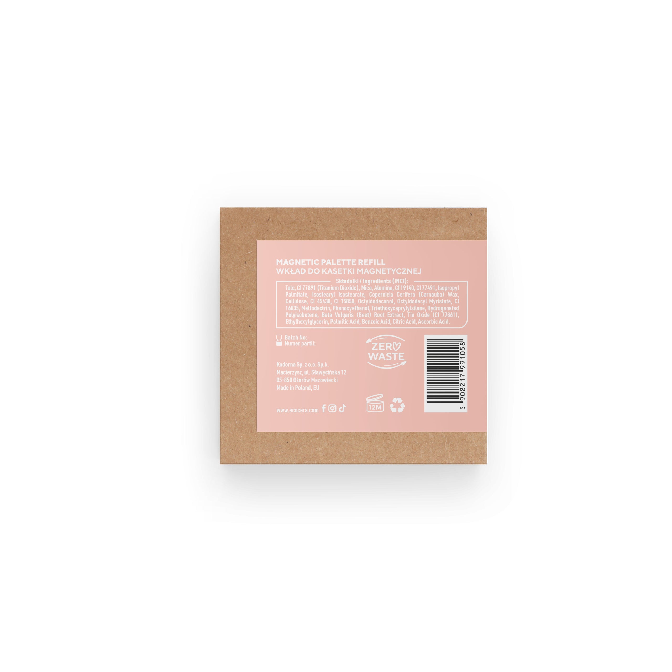 Gepresstes Rouge Ecocera Natural Choice Lambada, 5 g 