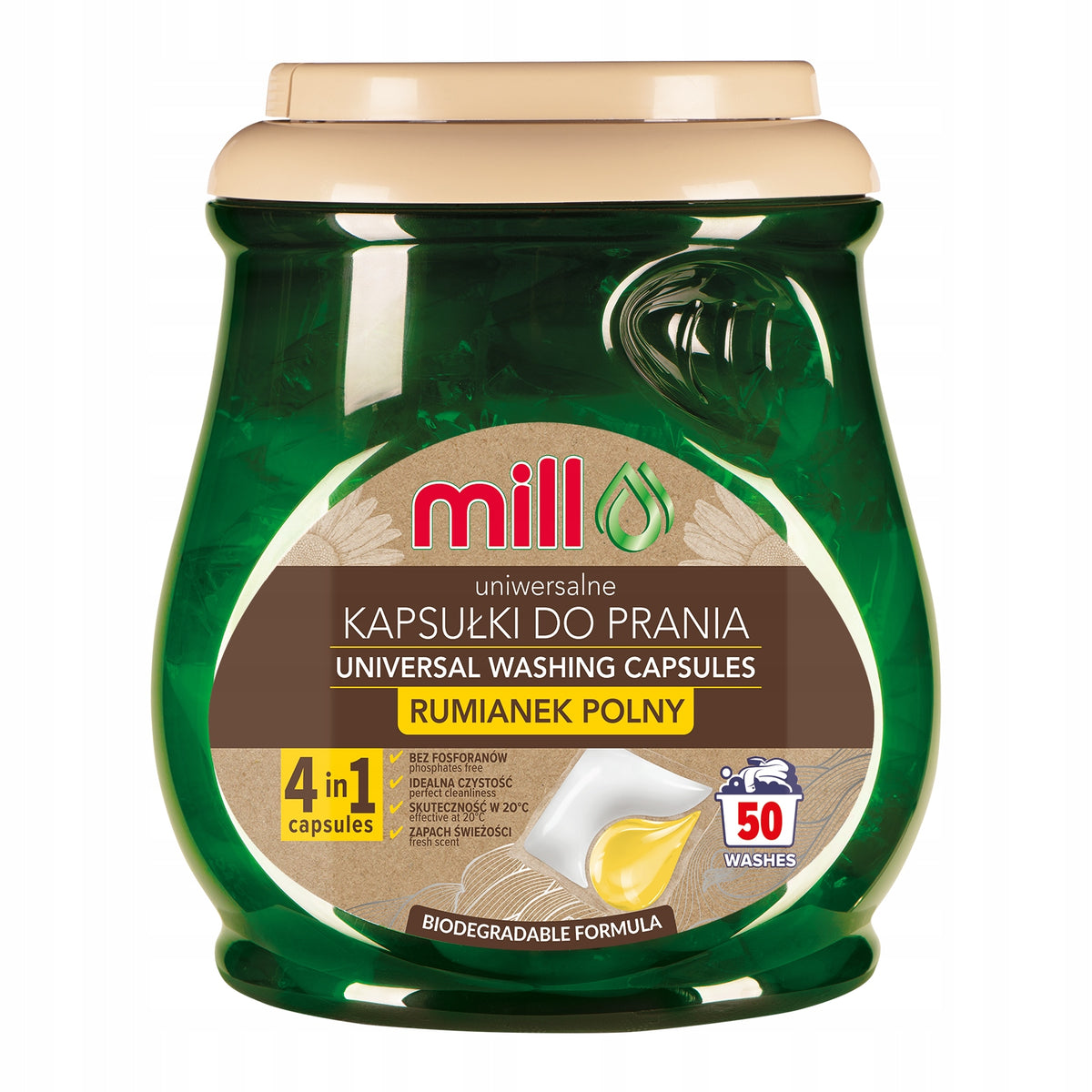 ECOMILL Washing Capsules Universal Chamomile 50 pcs.