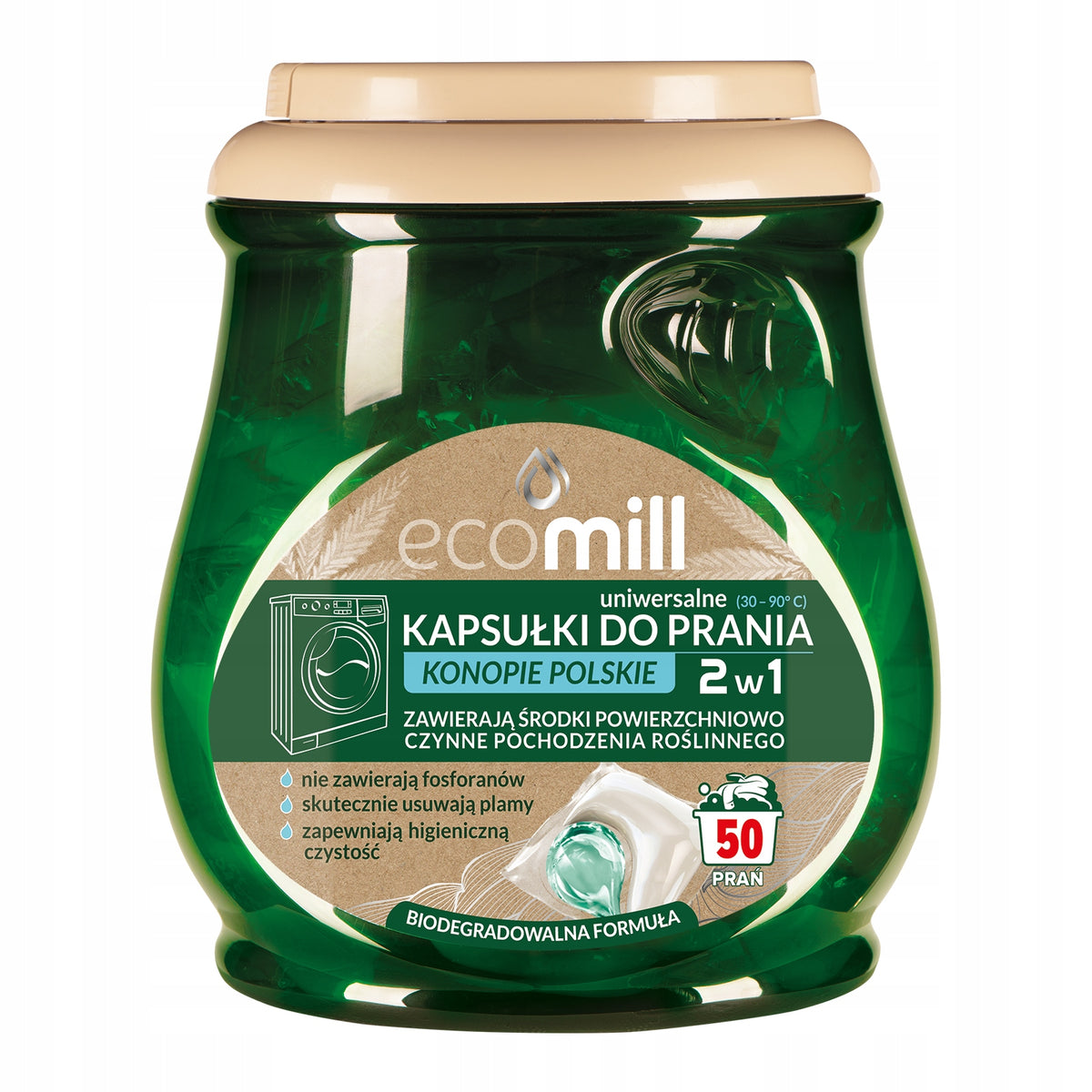 ECOMILL Washing Capsules Universal Hemp Polish 100pcs Manufacturer code 5905965707825