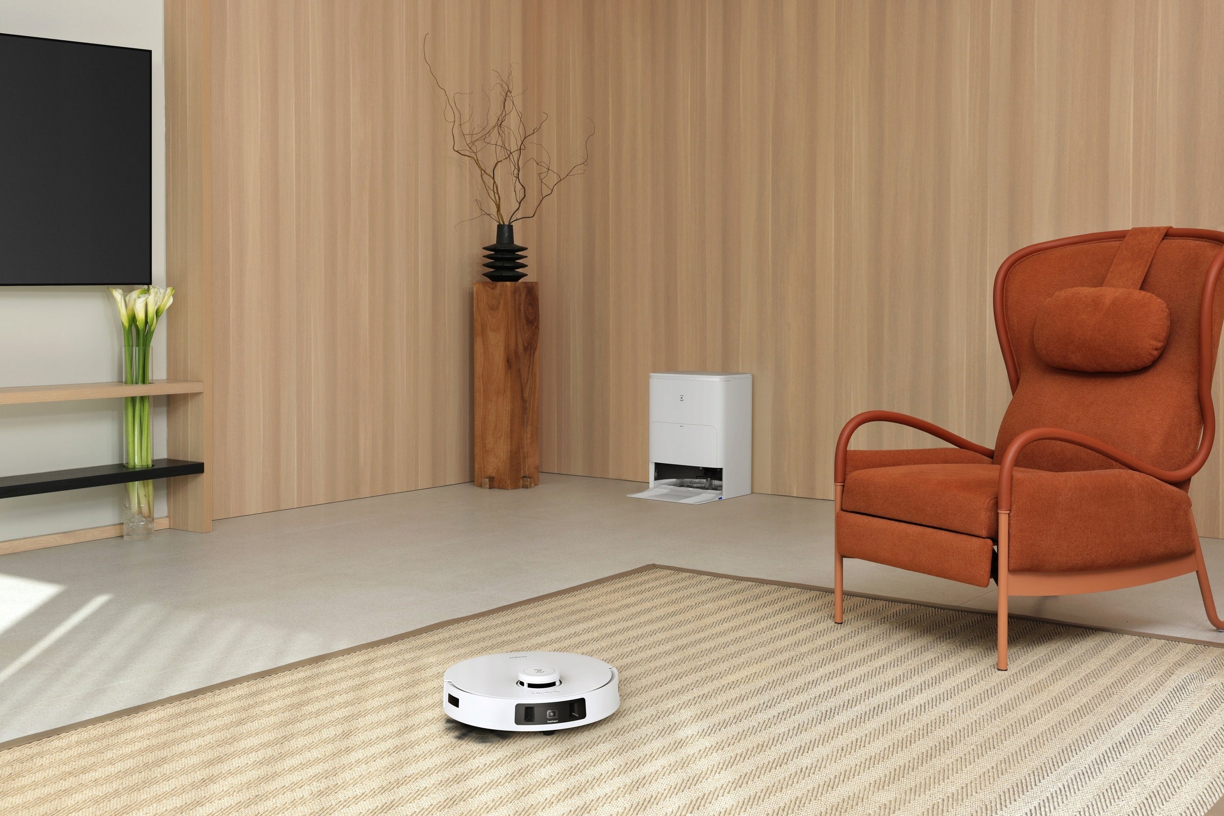 ECOVACS DEEBOT T30S Pro robot mop cleaning 11000Pa WIFI docking station Manufacturer code DEEBOT T30S White