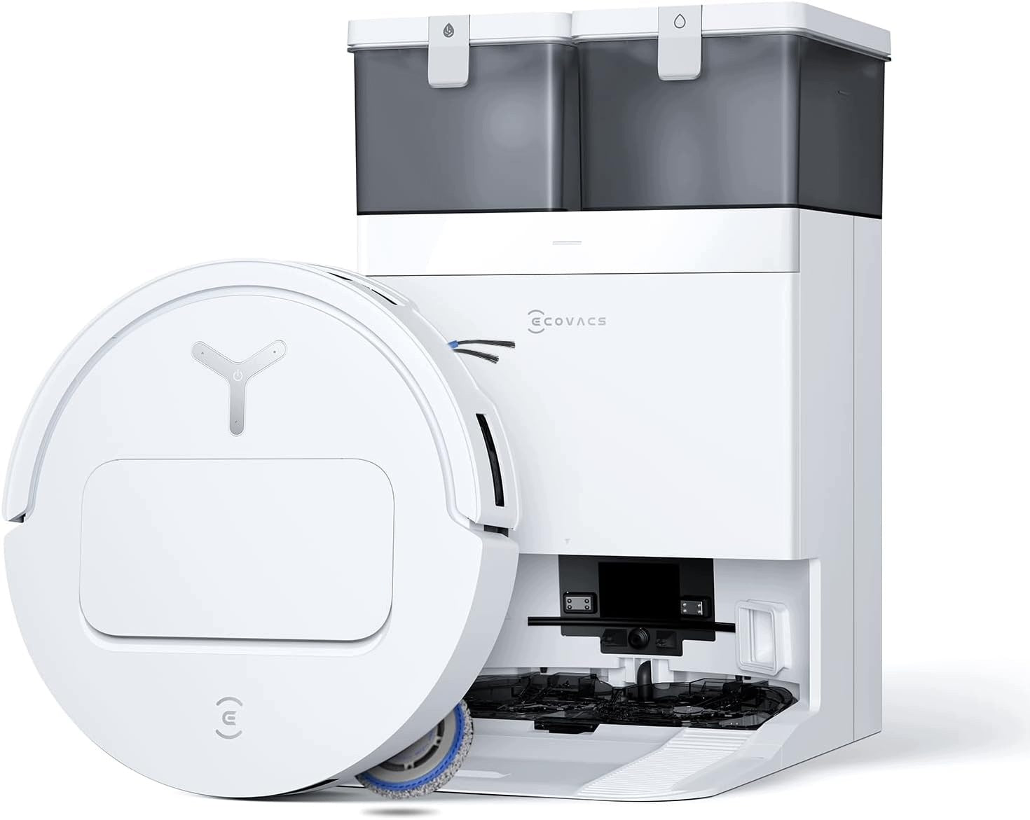 ECOVACS DEEBOT T50 Omni Gen3 Cleaning Robot with Mop 25000 Pa White